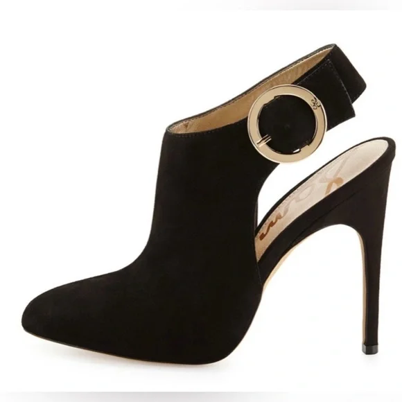 ๐(2 for $15)๐ Sam Edelman Black Suede Heels (Please Read Description) - Picture 10 of 13